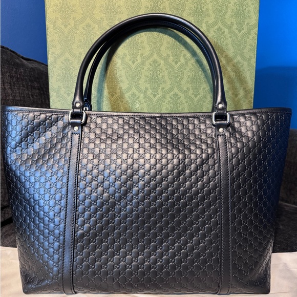 100% Authentic Gucci Guccissima tote bag - Picture 4 of 12